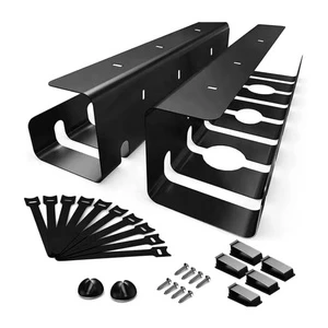Factory Customize Flexible Perforated Metal Cable Management Tray Under Desk