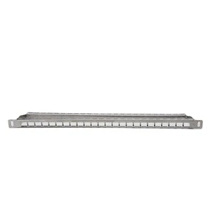 19inch 0.5U Highly Integrated 24port STP Blank Patch Panel Stainless Steel Empty Patch Panel