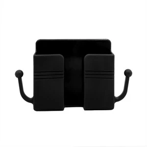 Non-Punching Metal Mobile Phone Charging Storage Bracket Adhesive TV Air Conditioning Wall-Mounted Remote Control Storage Box