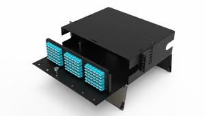 FRM-3RU-9X-TS-HD 19 Inch Optic Patch Panel 3U 36 72 96 Ports Sliding Fiber Optic Patch Panel ODF Fiber Enclosure 96F