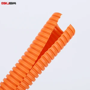 GSKJ PE Corrugated Conduit Hose Flexible Cable Cover Tube for Automotive & Industrial Wire Harness