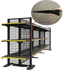 Heavy Duty Single Slot Shelf Bracket Metal Adjustable Shelves Track Support Bracket For Metal Shelf OEM Factory ADONG A96