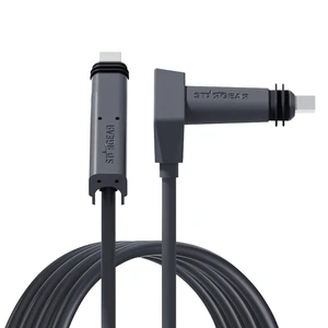 75FT Extension Cable Gen 2 Starlink Actuated Waterproof Replacement Cord Data Cable Rectangular Satellite V2 End Caps