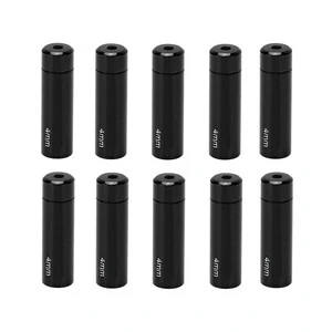 10Pcs Bicycle Shift Cable End Caps Aluminum Alloy 4mm Shift Cable End Caps for Road Mountain BikeGreen