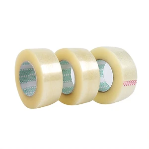 Printing BOPP Adhesive Tape Single Side BOPP Packing Tape Transparent China Waterproof Acrylic Cello Tape For Sealing