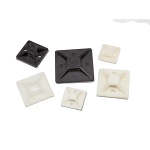 Nylon Cable Tie Mounts TM30 30x30 Cable Tie Mounting Base Self Adhesive