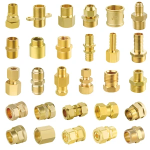 High Quality NPT 1/2 In Brass Forged High Pressure Corrosion-resistant Pipe Fitting Customizable For Plumbing & Water Supply