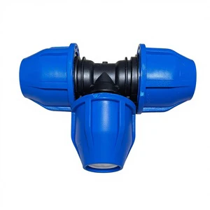 Equal Tee T20 High Pressure Polished Compression Fitting For Agricultural Irrigation