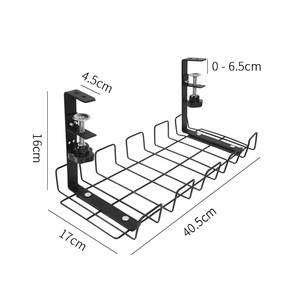Under Desk Cable Trays Cable Organizer Wire Mesh Cable Tray Galvanized or Stainless Steel Acceptable 25-200mm
