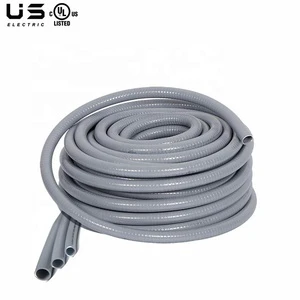 Nonmetallic Flexible Liquid Tight Conduit UV Resistant Corrugated Conduit PVC Electrical Tubing Pipe For Electrical Wiring
