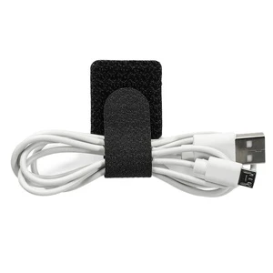 Adhesive Hook and Loop Cable Clips Cable Clamps Desk Cable Strap