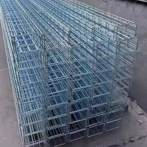 Industrial Galvanized Stainless Steel Wire Mesh Basket Cable Tray Easy Installation for Construction Cable Laying Carbon Steel