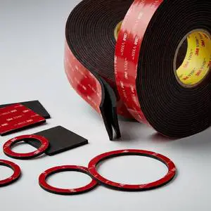 3M VHB 5952 Waterproof Double Sided Tape Heavy Duty Permanent Bonding Black Foam Tape For Outdoor Signs And Solar Panels 1.1mm