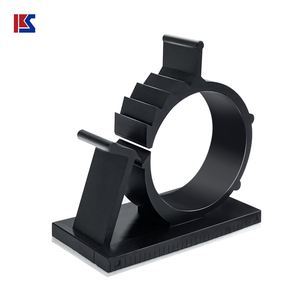 Fixer Management Self-adhesive Cord Cable Holder Clamp Sticker Round Wall Wiring Accessories Cable Organizer Locking Cable Clip