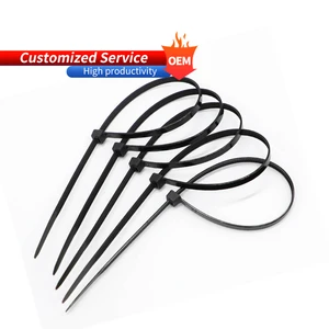 BCT004 Nylon Cable Ties Wire Ties Black Nylon Cable Tie