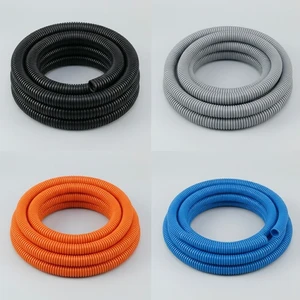 Flexible Corrugated Conduit 32mm 36mm 40mm Custom Gray/Orange/Blue PE/PP/PA Material -40~+150 for Electrical Wire
