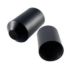 Anti-Corrosion High Voltage Heat Shrink Cable End Cap Polyolefin 3:1 Shrink Ratio Waterproof UV Resistant ROHS Certified