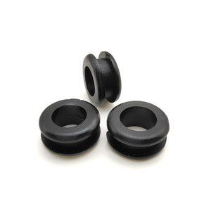 Factory Direct 4mm Plate Thickness Coil Cable Clips Rubber Wire Sleeve and Silicone Wire Protection Ring