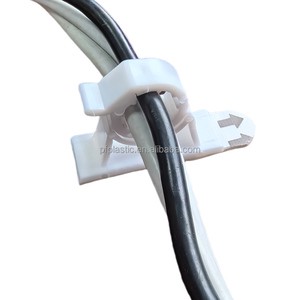 Self-Adhesive Cable Clips Plastic Wire Management Holder with Removable Clamps Tie Functional Cable Wire Clips for Tool Use