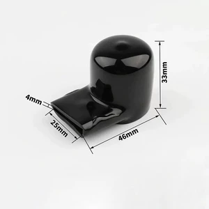 High Quality PVC Insulated Copper Bar Terminal Cap, Waterproof Dustproof Anti-static Soft Plastic Battery Pole Cable End Cover