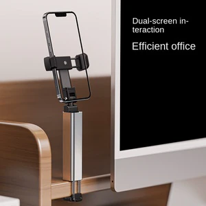 Cross-border E02 Compatible 4-6.5 Inch Travel Mobile Phone Bracket Flexible Rotatable Support Frame Adhesive Pad Mount Portable