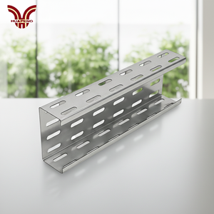 HUAPENG Cable Trays High-quality 304 Stainless Steel Coated Waterproof Perforated Perforated Cable Tray