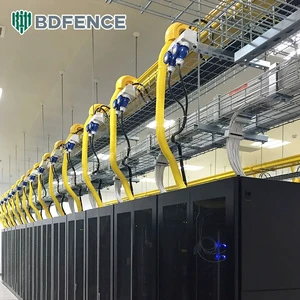 Open Cable Tray Industrial Plants Metal Galvanized Anti-Rust Welded Cable Tray Customized Size Wiring Rack For Equipment Rooms
