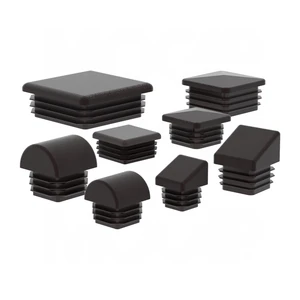 Plastic Male Pvc Square Steel Tube Cap End Caps Square Sealing End Cap