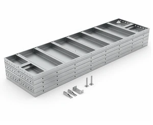 Industrial Electrical Cable Trunking Corrugated Metal Trays Anti-Corrosion Water Resistant Durable Floor Wall Building Materials