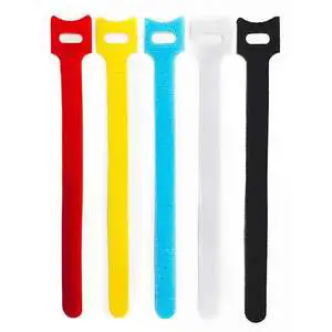 Cheap Cable Ties Hook and Loop Strap Nylon Cable Tie With Support Custom Logo