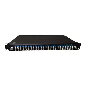 96 Cores 1U Rack Mount Push Pull Type Fiber Optic Optical Fiber Patch Panel Terminal Box