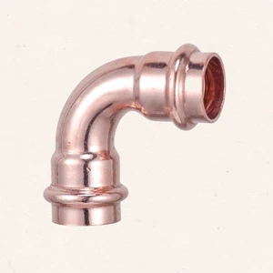 FREE SHIP:90 Degree Elbow V Profile Copper Press Fittings Press Fitting Match Rigid And Milwauke 's Tool 1/2