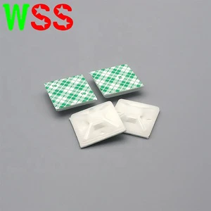 Plastic Self Adhesive Cable Tie Holder Screw Tie Mount Cable Clamp
