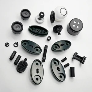 Custom Precision Molded Plastic End Cap ABS/PC Top Shell With Multi-Hole Design For Small Enclosures