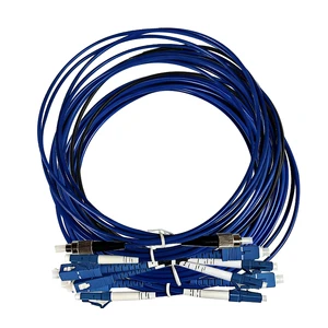 SC/APC/LC To SC/APC/LC Connector For Server Rack And Network Cabinet Use Armored Optic Fiber Patch Cord