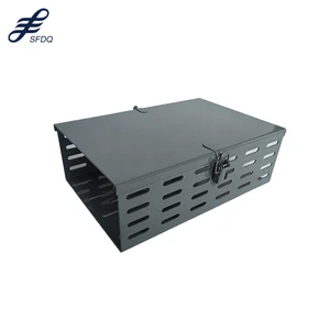 Manufacturer Good Quality OEM Accepted Slotted Steel Perforated Cable Tray With Covers