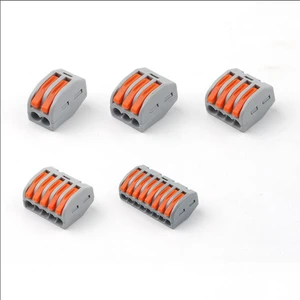 PCT-212 New Wire Connector Electric Connector Universal Compact Wiring Cable Connection Fast Splice Wire Terminal Connectors