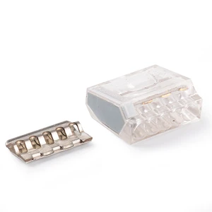 ODM/OEM Plug Wire Connectors Universal Compact Splice Connection Lighting Push-in Conductor Terminal Block Fast Cable Connector