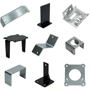 Custom Stainless Steel Aluminium Metal Brackets Bending Parts-Laser Cutting Sheet Metal Fabrication ISO9001 Certified Outdoor