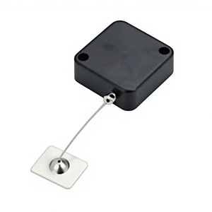 Secure & Protected Anti-Theft Pull Box Retail Display Metal Cable Retractable Security Tether Iron Cap Ending