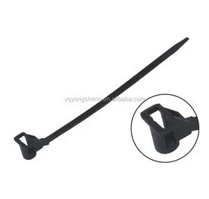 Black Nylon Cable Clip Cable Tie Cable Holder Clip Wire Mount Plastic Auto Wire Clips for Automobile