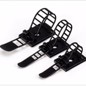 Self Adhesive Zip Tie Mounts Sticky Back Heavy Duty Nylon Black White Wall Magnetic Hook Loop Velcro Outdoor Waterproof VHB