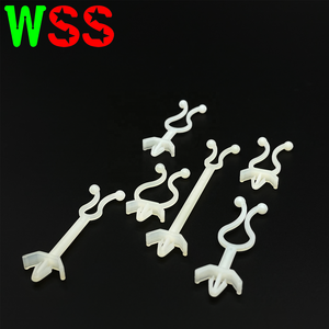 Custom 94v0 Flat Cable Clips Wire Cable Holder Clip Cable Clips White