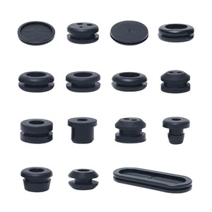 Environmentally Friendly Double-Sided Rubber Grommet Protective Coil Cable Wire Sleeve Dustproof Outlet Ring Waterproof Seal