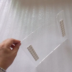 Manufacturer Offers 8.5x11 Acrylic Wall Mount Sign Holder With Adhesive Tape