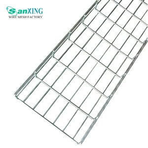 Cable Trays for Fence Applications Crimped Square Holes Cutting Service 304 Stainless Steel Galvanized Surface