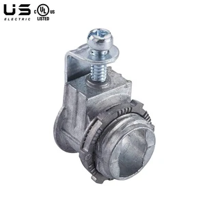 3/8 Inch Saddle Connector 1/2 Inch Knockout Flexible Metal Conduit (FMC) Flexible Pipe Fittings Saddle Type MC Cable Connector