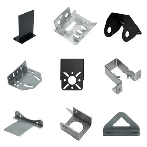 Custom CNC Machined Auto Case Sheet Metal Fixing Base Mounting Bracket With Stainless Steel/Carbon Steel/Aluminum Powder Coating