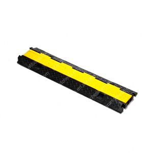 Bigger 2 Channel Safety Road Hose Floor Cable Cord Cover Ramp Cable Bridge Protector