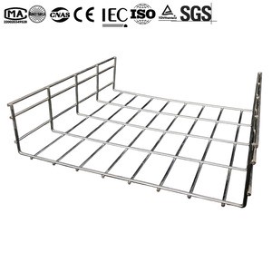 Heavy Duty Steel Wire Mesh Cable Tray With Galvanized Finish Industrial Cable Containment And Maintenance Accessories